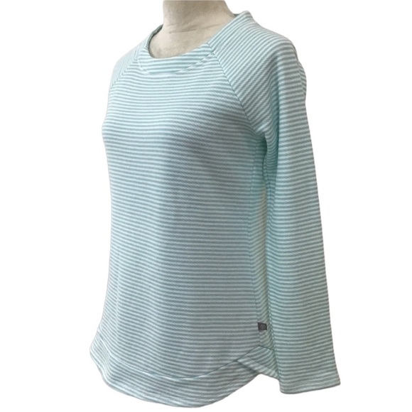 T By Talbots Striped Crewneck Pullover Long Sleeve Top Size XS - Picture 3 of 7